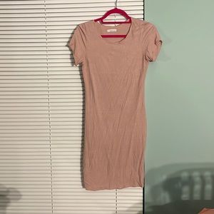 Pink Bodycon Dress. Made in Italy.